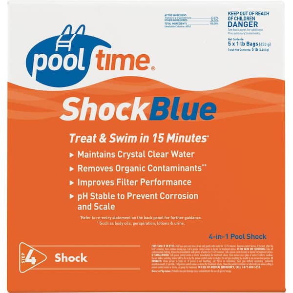 Pool Time 5 lbs. Shock Blue Pool Shock