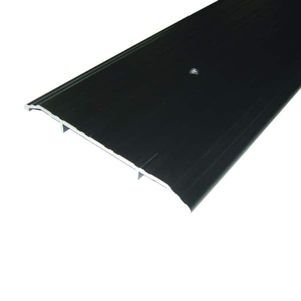 Fluted Saddle 6 in. x 92 in. Bronze Aluminum Commercial Threshold