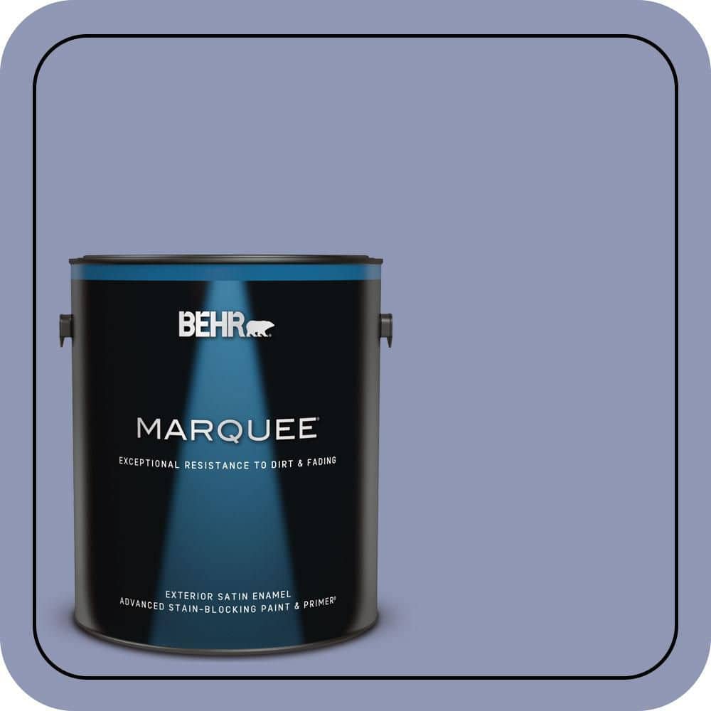 1 gal. #S540-4 Vintage Ribbon Satin Enamel Exterior Paint & Primer product image for price tracking