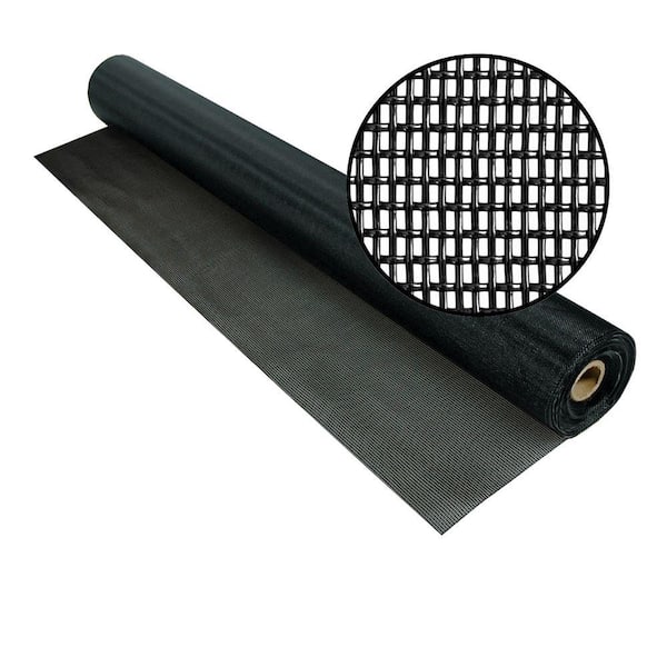 72 in. x 100 ft. Black Pet Screen
