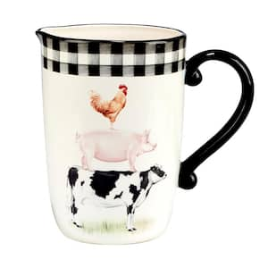 On the Farm 96 fl. oz. Earthenware Pitcher