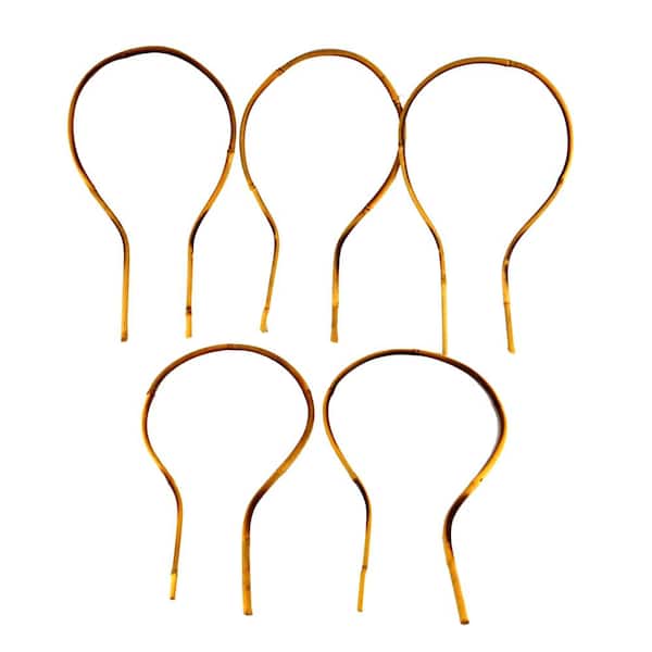 Unbranded 15 in. Bamboo Loop Stakes (5-Pack)