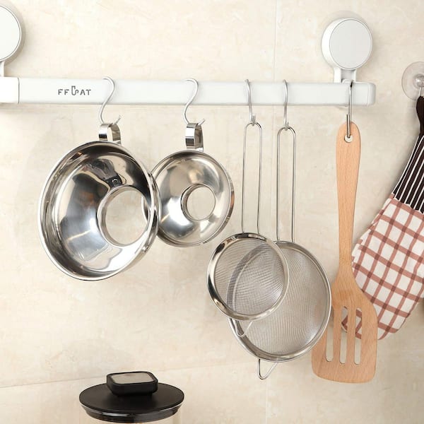 4-Piece Stainless Steel Funnels with Fine Mesh Strainer, Canning Funnels for Spices, Juices, Powders