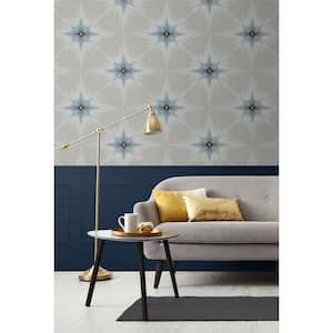 Argos Grey North Star Unpasted Nonwoven Paper Wallpaper Roll 57.5 sq. ft.