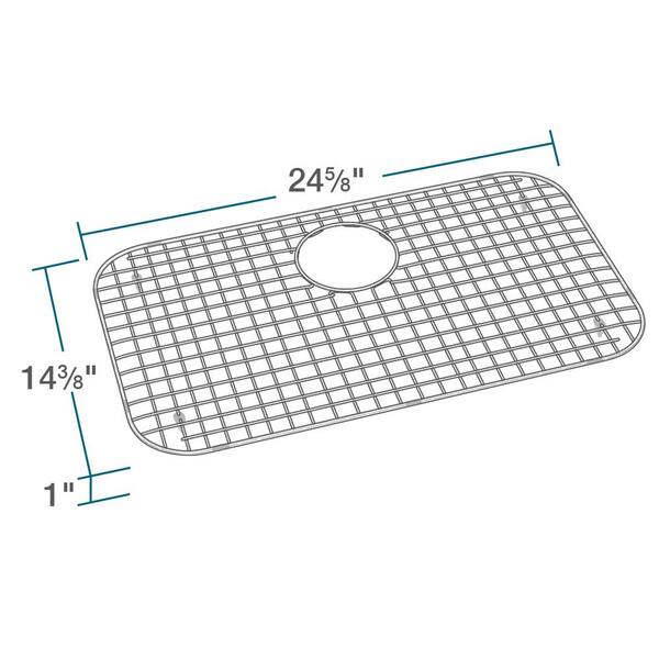 Mr Direct 25 In X 14 In Sink Bottom Grid For Select Blanco Stellar Sinks In Stainless Steel Bl G The Home Depot