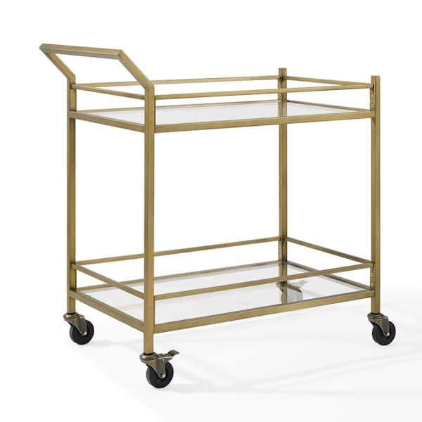 Aimee Gold Bar Cart