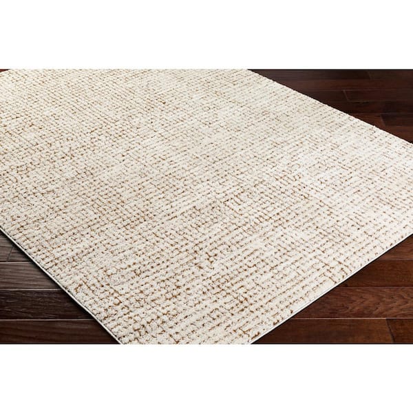 Freud Burnt Orange 9 ft. x 12 ft. Abstract Indoor Area Rug