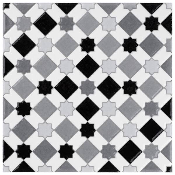 Merola Tile Sevillano Giralda Light Grey 7-7/8 in. x 7-7/8 in. Ceramic Wall Tile (11.0 sq. ft./Case)