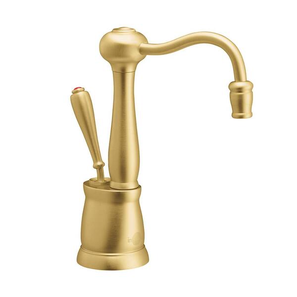 InSinkErator Indulge Antique Series 1-Handle 8 in. Faucet for Instant Hot Water Dispenser in Brushed Bronze