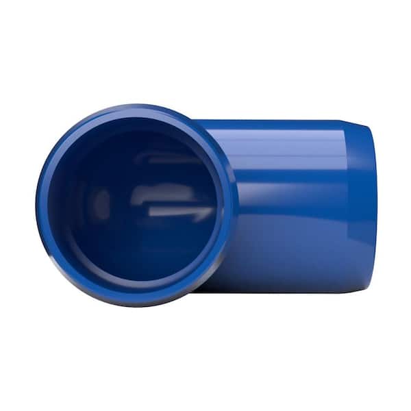Blue 4-PK Made in USA Details about   1" PVC Tee Fitting FORMUFIT Furniture Grade