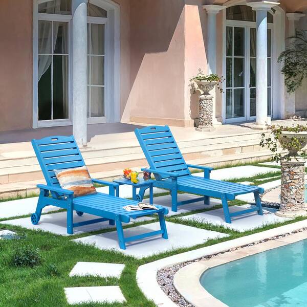 LUE BONA Hellen Keller Blue 2-Piece HDPS Plastic Adjustable