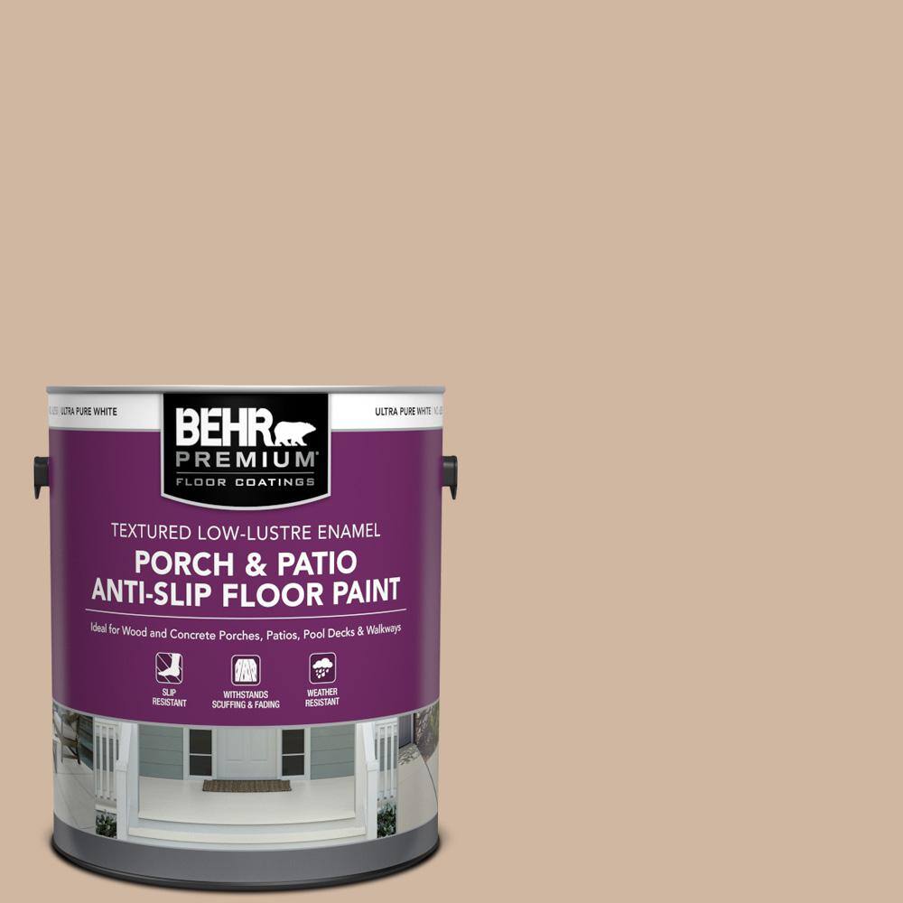 1 gal. #N240-3 Sonoran Desert Textured Low-Lustre Enamel Interior/Exterior Porch and Patio Anti-Slip Floor Paint price history on PriceWatchPro