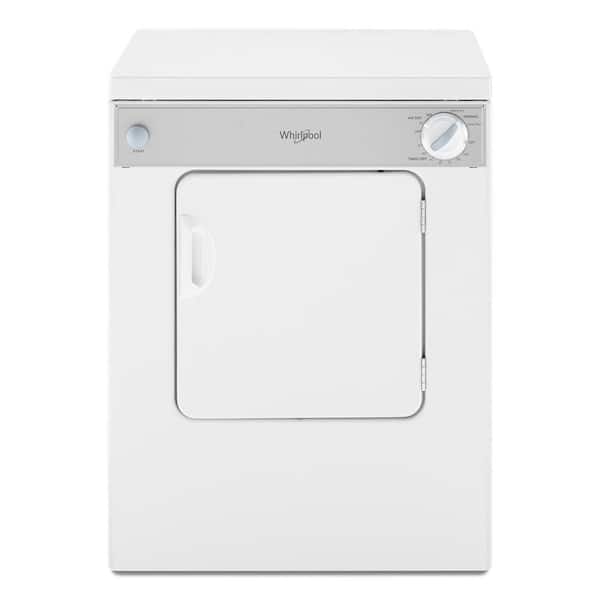 BLACK+DECKER 2.65 cu. ft. Capacity White Electric Dryer BCED26 - The Home  Depot