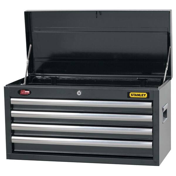 Stanley 26 in. 4-Drawer Tool Chest in Wide Grey
