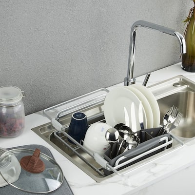 Dish Racks Kitchen Sink Organizers The Home Depot