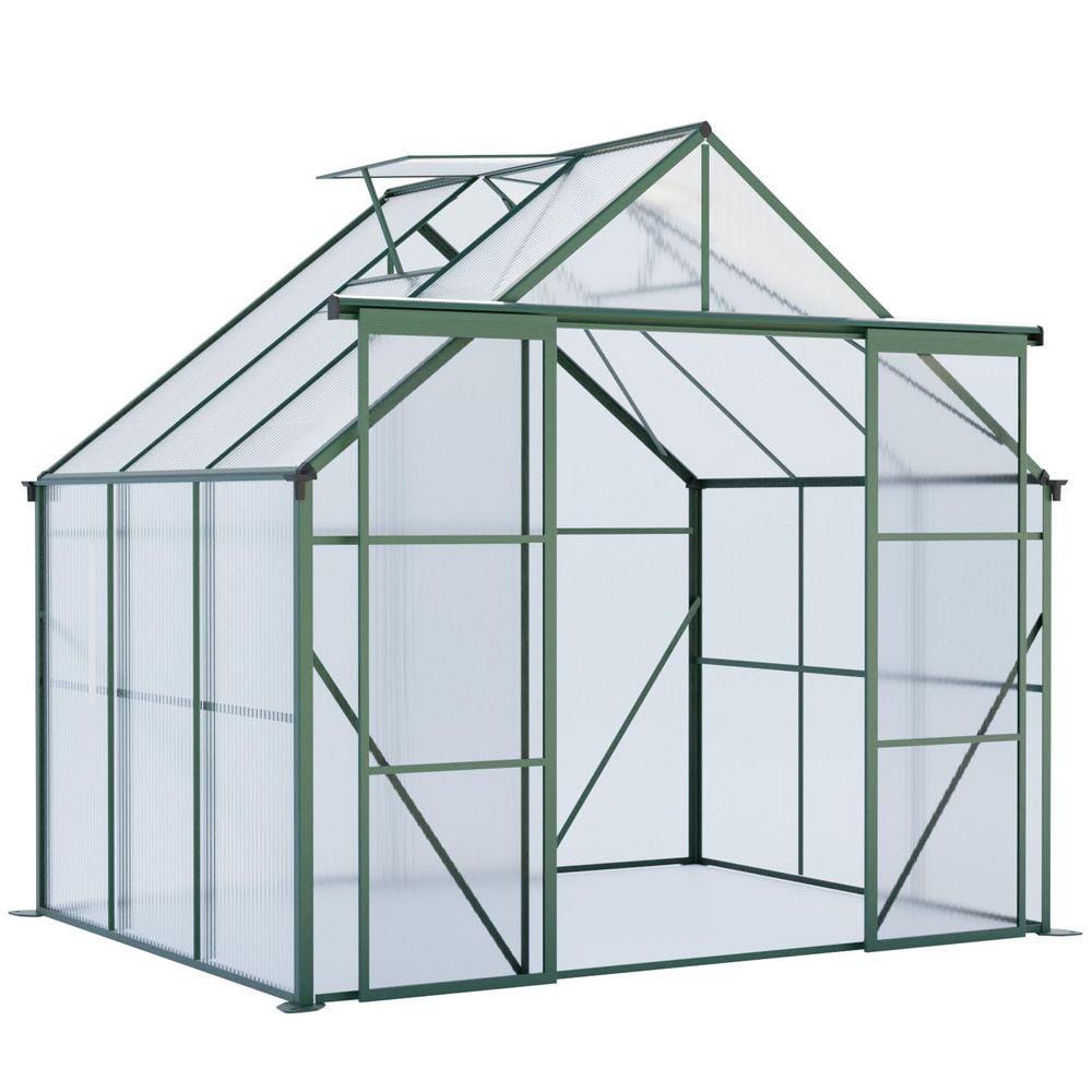 HumblePleb 6 ft. D x 8 ft. W Polycarbonate Outdoor Walk-in