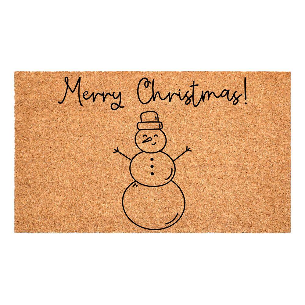 Merry Snowman 24 in. X 36 inIndoor Outdoor Door Mat price history on PriceWatchPro