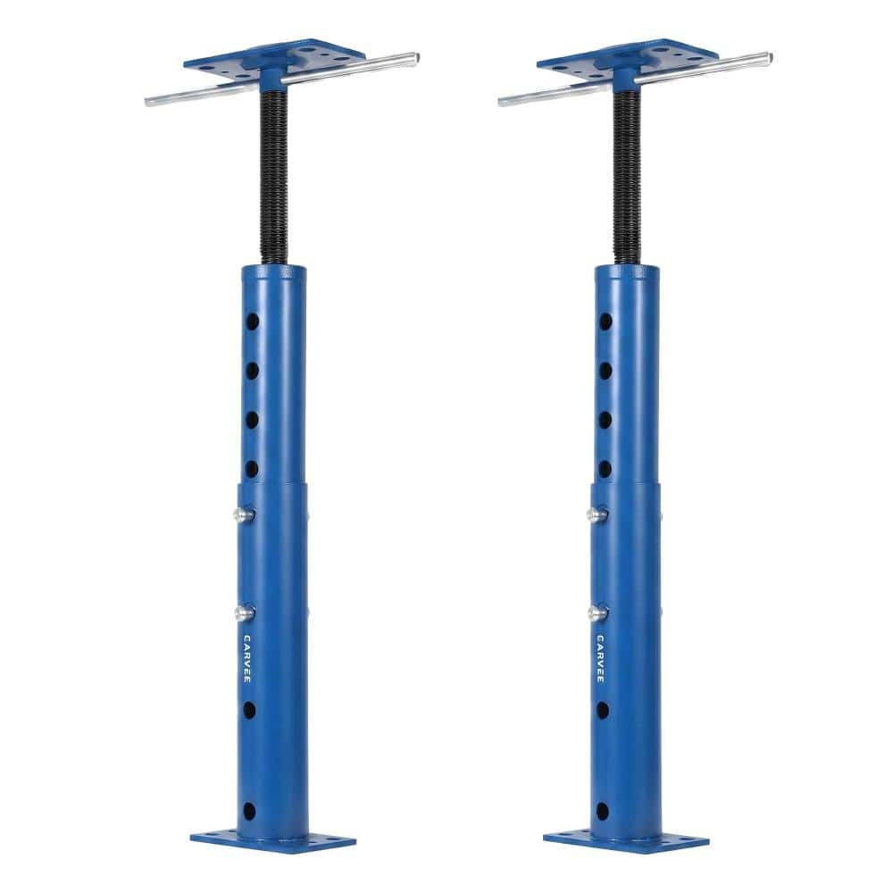 Heavy Duty Adjustable Steel Jack Posts 2 Pack 18,000 lbs Capacity Telescopic Floor Support 19-36in Blue price history on PriceWatchPro