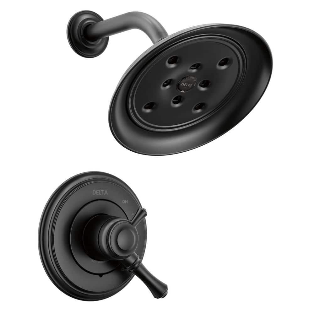 Cassidy 2-Handle Shower Trim in Matte Black (Valve Not Included) price history on PriceWatchPro