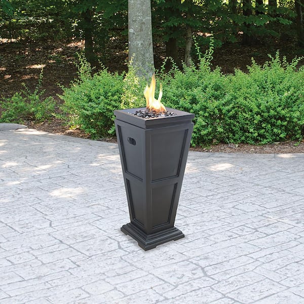 D Lp Gas Fire Pit With, Uniflame Outdoor Fire Pit