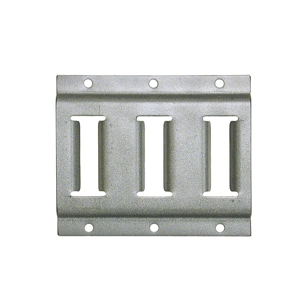 Gunmetal Gray Steel E-Track 10' Section
