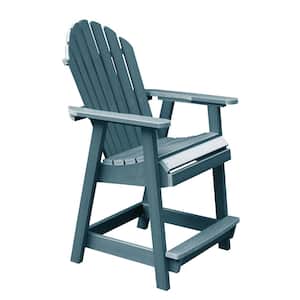Hamilton Nantucket Blue Counter-Height Recycled Plastic Outdoor Dining Chair