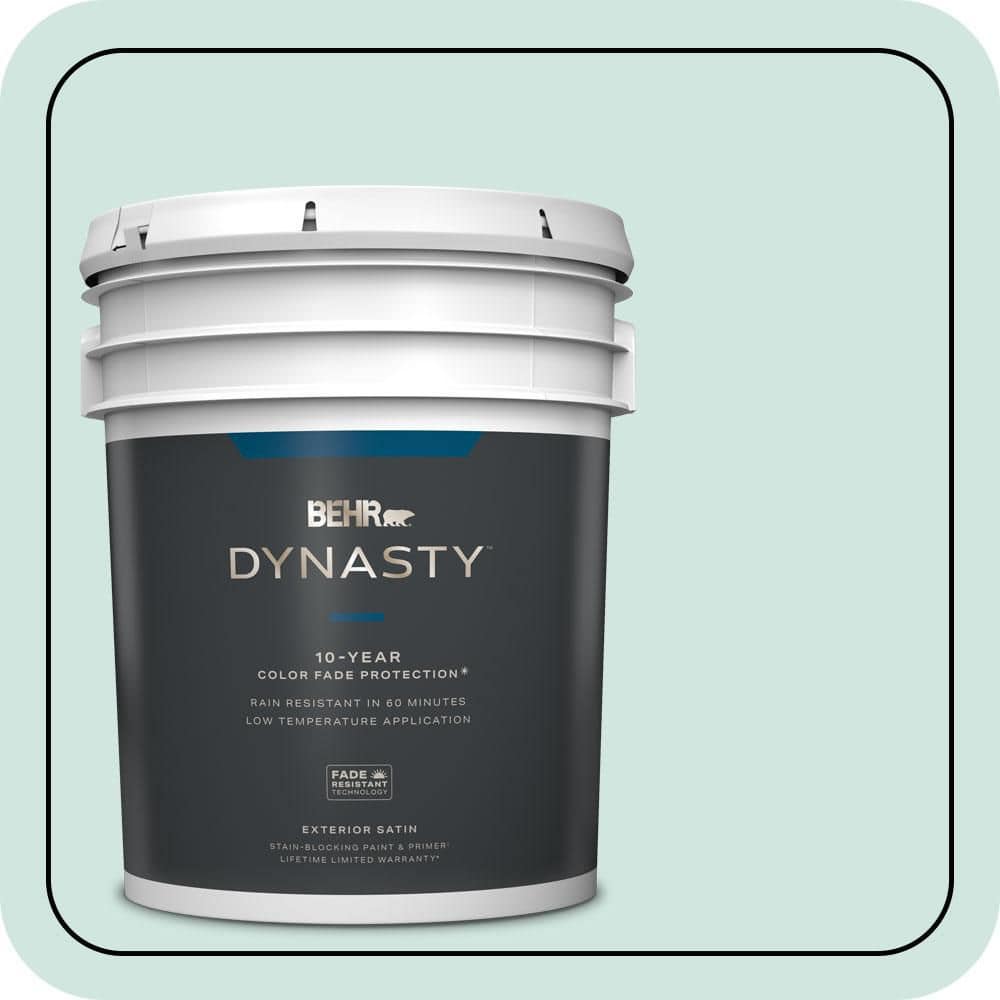 5 gal. Home Decorators Collection #HDC-CT-26A Seaglass Satin Enamel Exterior Stain-Blocking Paint & Primer price history on PriceWatchPro
