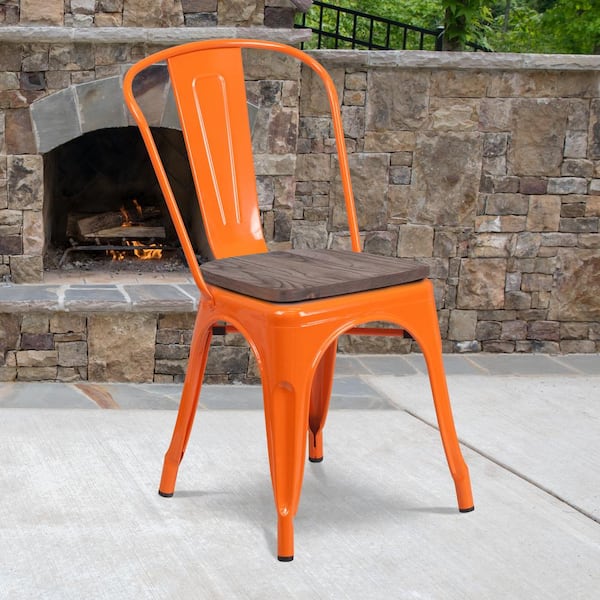 Orange Side Chair