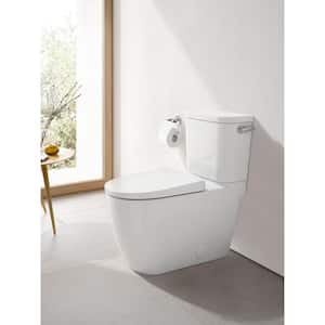 Essence 2-Piece 1.28 GPF Single Flush Elongated Toilet with Right Hand Trip Lever in Alpine White, Seat Included