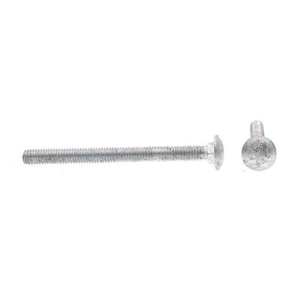 Prime-Line 5/16 in.-18 x in. A307 Grade A Hot Dip Galvanized Steel  Carriage Bolts (25-Pack) 9063191 The Home Depot