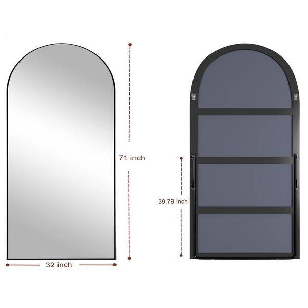LuxHomez 31.5 in. W x 70.5 in. H Oversized Arch Wood Framed LuxHomez 31.5 in. W x 70.5 in. H Oversized Arch Wood Framed