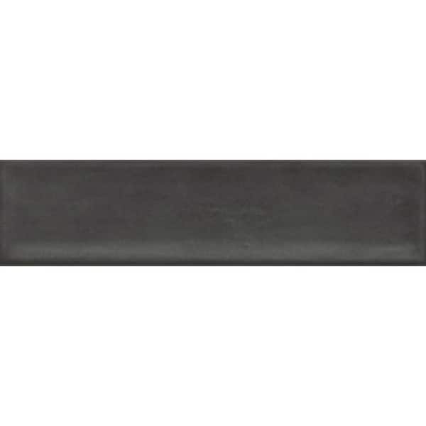 EMSER TILE Raku Charcoal 3 in. x 12 in. Matte Ceramic Wall Tile (6.3 sq. ft./Case)