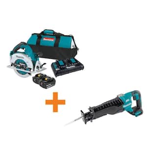 18V X2 LXT (36V) Brushless 7-1/4 in. Circular Saw Kit 5. 0Ah w/ 18V LXT Brushless Variable Speed Reciprocating Saw