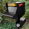 Reviews For Mail Boss Package Master Locking Post Mount Mailbox With High Security Reinforced Patented Locking System Black 7206 The Home Depot