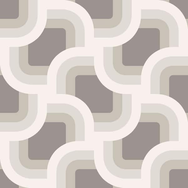 Retro Geo Twine Peel and Stick Wallpaper