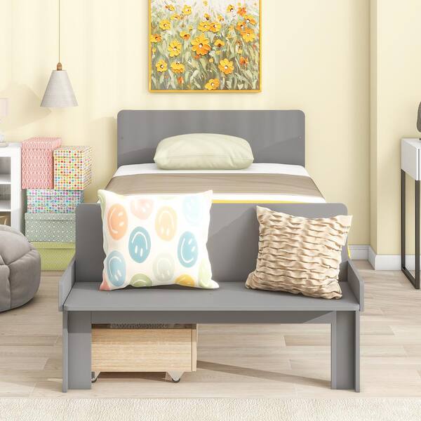 Twin bed online bench