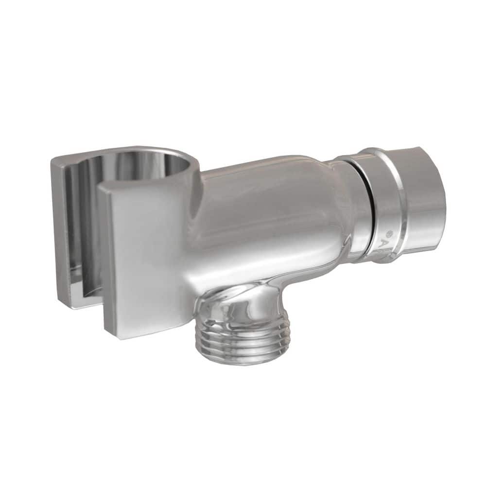 Chrome Solid Brass Wall-Mounted Handheld Shower Bracket