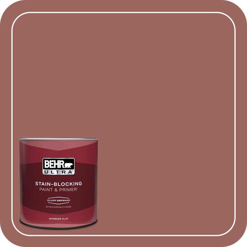 1 qt. #ECC-34-3 Terra Cotta Sun Extra Durable Flat Interior Paint & Primer price history on PriceWatchPro