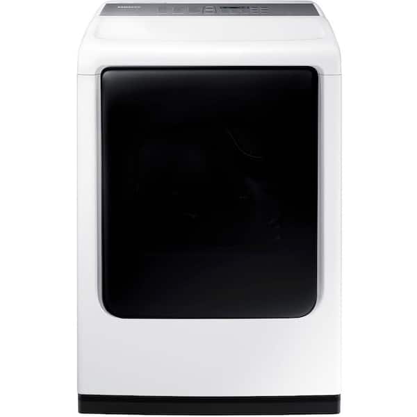 Samsung 7.4 cu ft. Electric Dryer with Mid Controls and Steam in White