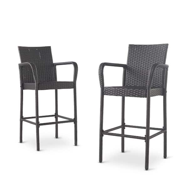 Noble House Peggy Plastic Outdoor Bar, Home Depot Outdoor Counter Stools