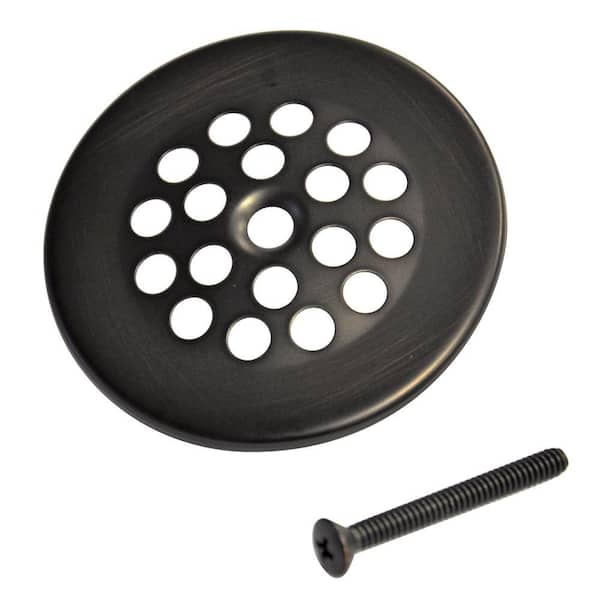 DANCO 2-7/8 in. Bath Grid Strainer with Screw in Oil Rubbed Bronze