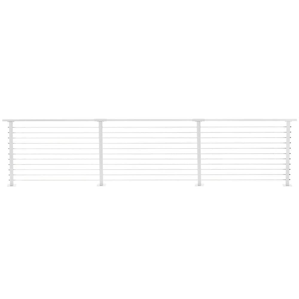 14 ft. Deck Cable Railing, 36 in. Base Mount, White price history on PriceWatchPro