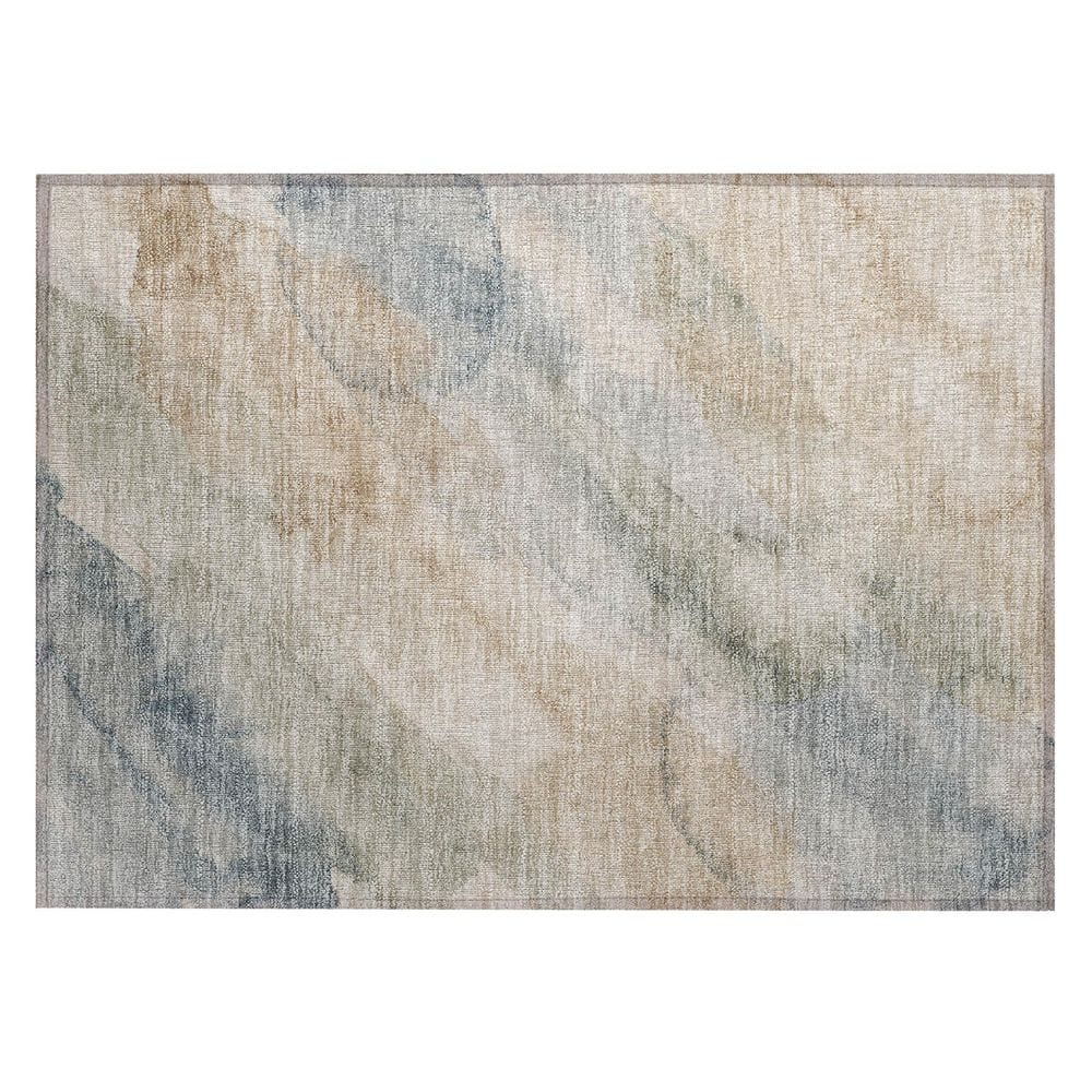 Chantille Machine Washable Indoor/Outdoor Abstract ACN2949 Silver 3 ft. x 4 ft. Area Rug price history on PriceWatchPro