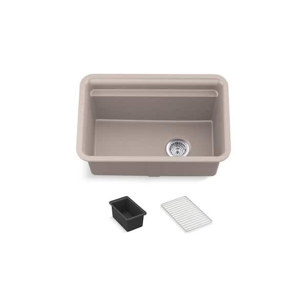 Cairn 18-5/16 in. x 27-1/2 in. x12-5/8 in. Composite Undermount Utility Sink