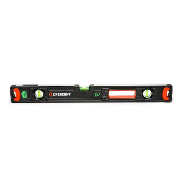 24 in. NITE EYE Aluminum Box Beam Level