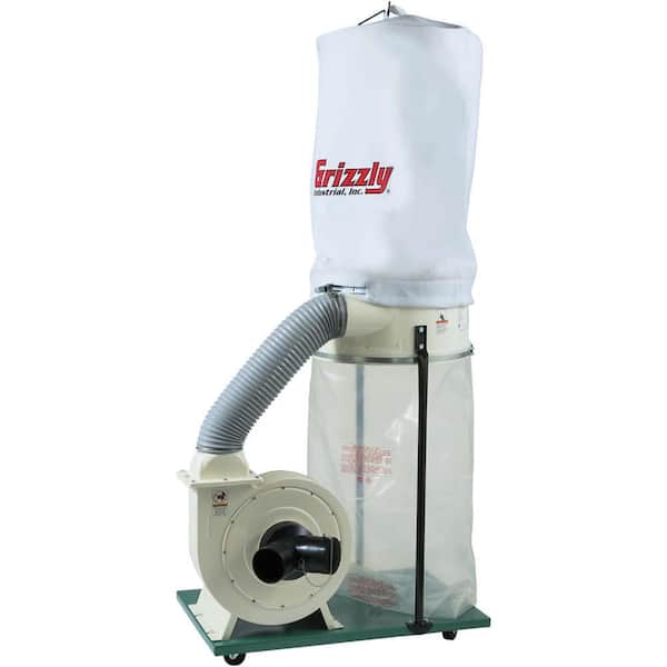 Grizzly Industrial Polar Bear 2 HP Dust Collector with Aluminum Impeller