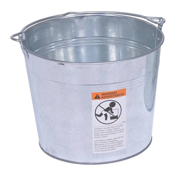 Vestil 3.25 Gal. Galvanized Steel Bucket