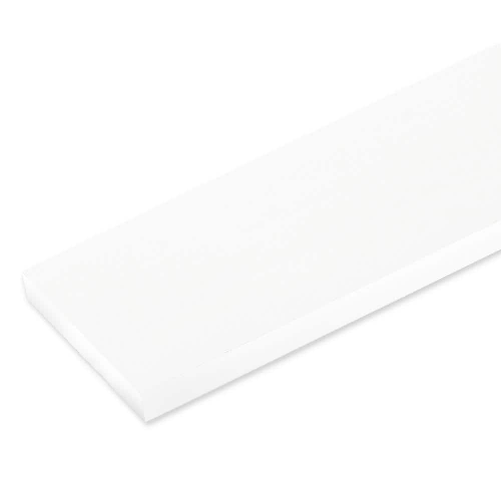 Veranda 1 in. x 5-1/2 in. x 20 ft. White PVC Trim Board #06H250XWS125 ...