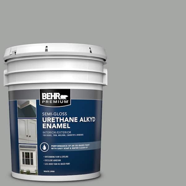 BEHR PREMIUM 5 gal. #PPU25-16 Chain Reaction Urethane Alkyd Semi-Gloss Enamel Interior/Exterior Paint