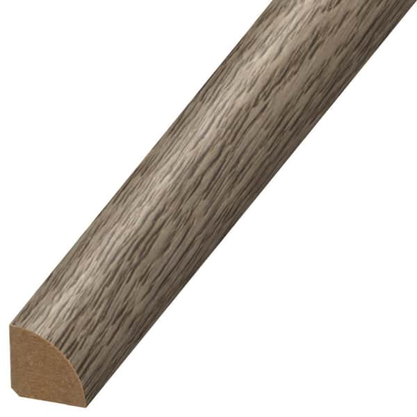 Liz Marie's Modern Maven Greige Retreat 0.75 in. T x 0.75 in. W x 94 in. L Quarter Round Molding